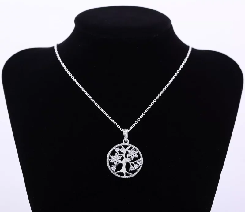 (afbeelding voor) Pandora Zilveren Stamboom Ketting 390384CZ-80 - Bekijken 2