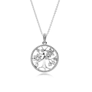 (afbeelding voor) Pandora Zilveren Stamboom Ketting 390384CZ-80