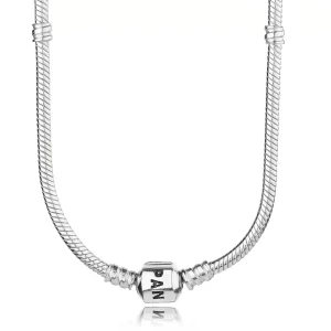 (afbeelding voor) Pandora Zilveren Sterling Barrel Clasp Ketting 590703Hv