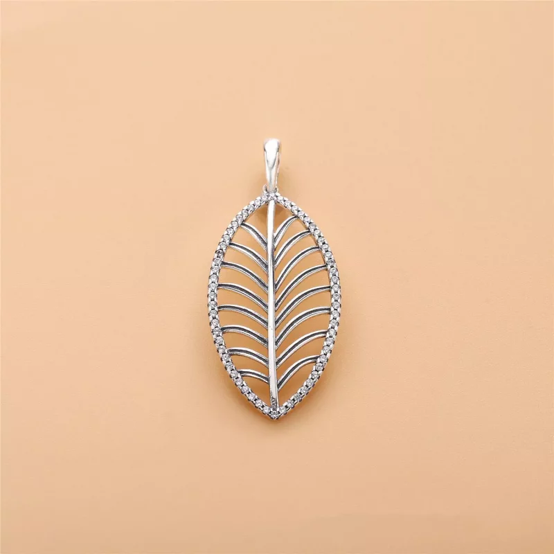 (afbeelding voor) Pandora Zilveren Tropische Palm Ketting 390370CZ - Bekijken 3