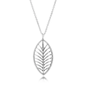 (afbeelding voor) Pandora Zilveren Tropische Palm Ketting 390370CZ