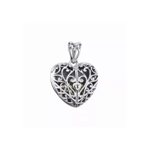 Pandora Zilveren Vintage Hart Hanger Pj00486-1 (afbeelding voor) Pandora Zilveren Vintage Hart Hanger Pj00486-1