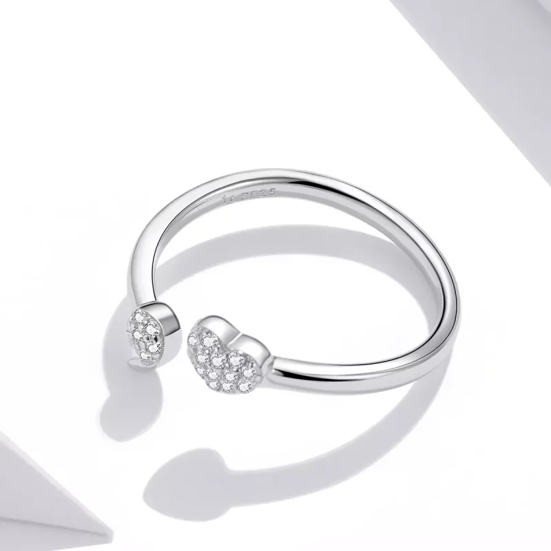 (afbeelding voor) Pandora Style Aangesloten Open Ring - SCR706 - Bekijken 3