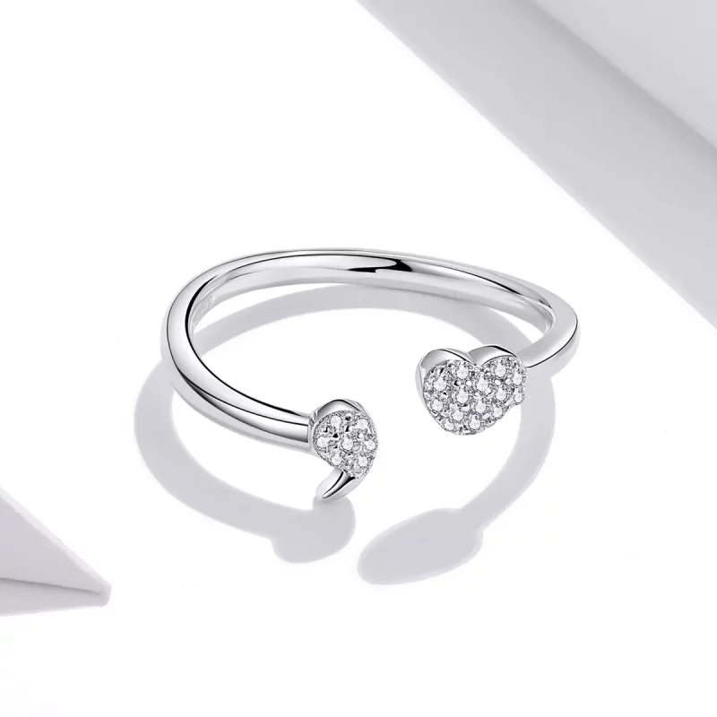 (afbeelding voor) Pandora Style Aangesloten Open Ring - SCR706 - Bekijken 4