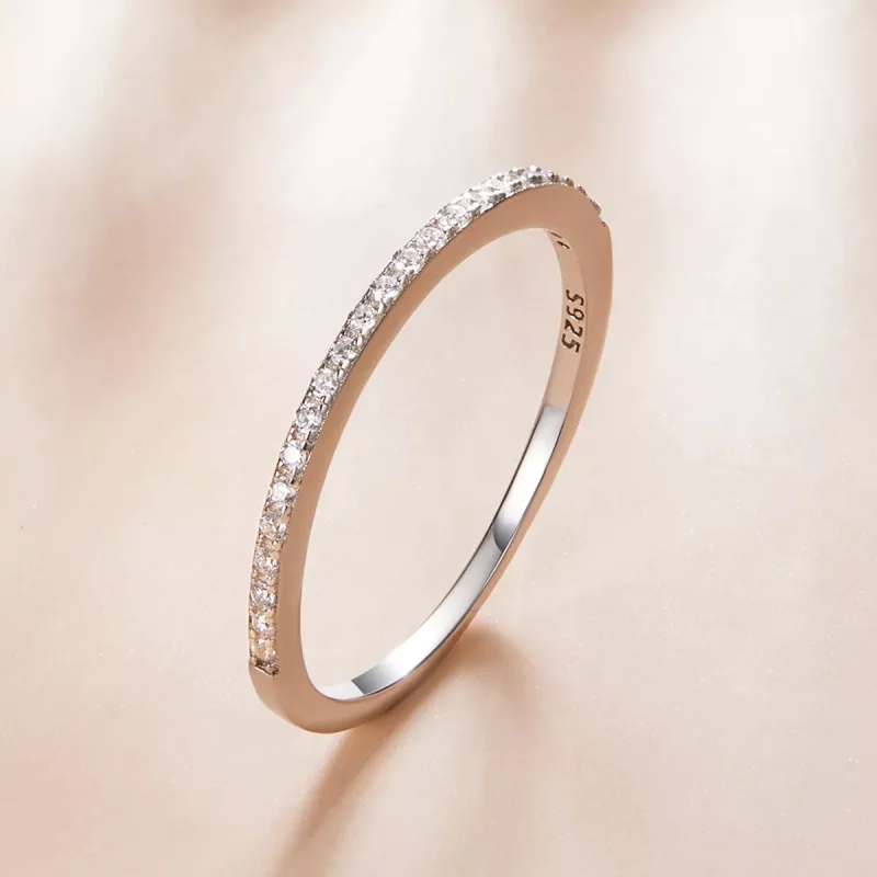 (afbeelding voor) Pandora Style Aartsengel Halo Ring - SCR740-WH - Bekijken 3