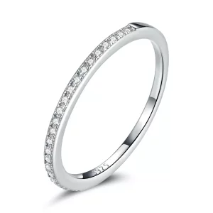 (afbeelding voor) Pandora Style Aartsengel Halo Ring - SCR740-WH