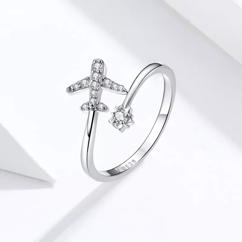 (afbeelding voor) Pandora Style Afstandelijk Open Ring - SCR623 - Bekijken 4