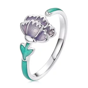 Pandora Style Anjer Open Ring - SCR773 (afbeelding voor) Pandora Style Anjer Open Ring - SCR773