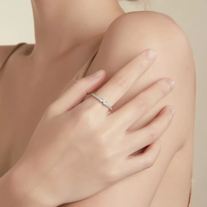 (afbeelding voor) Pandora Style Beloftes voor haar Ring - SCR691 - Bekijken 7
