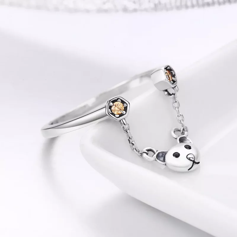 (afbeelding voor) Pandora Style Berenverhaal Open Ring - SCR307 - Bekijken 6