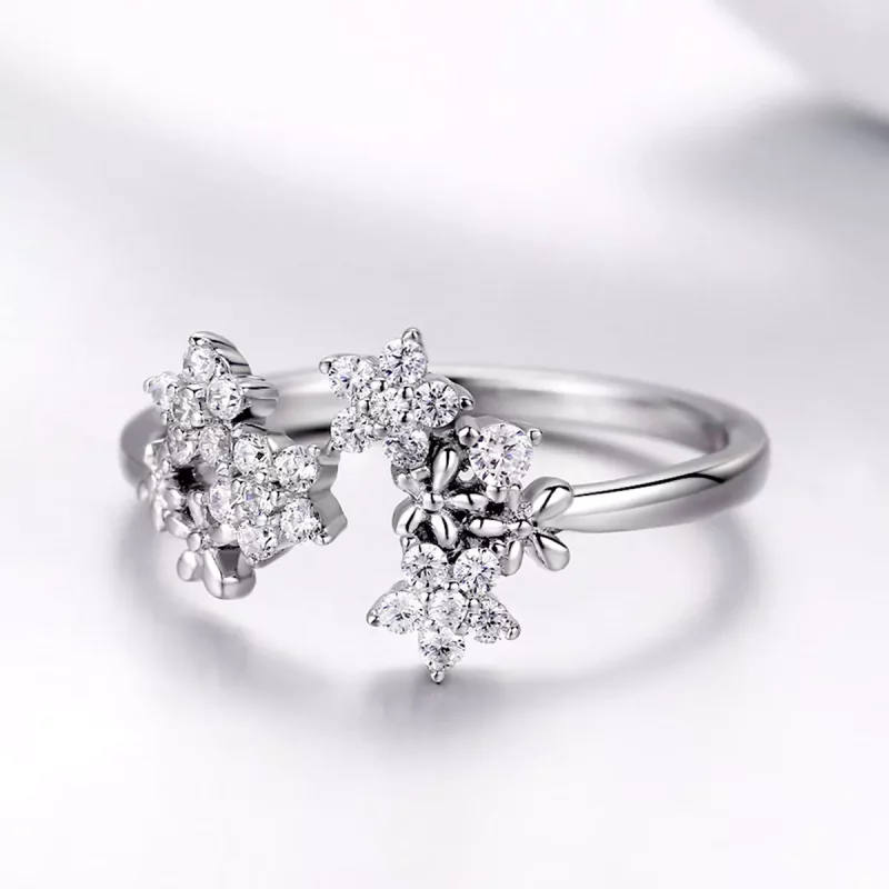 (afbeelding voor) Pandora Style Beschermend oog Open Ring - BSR021 - Bekijken 2