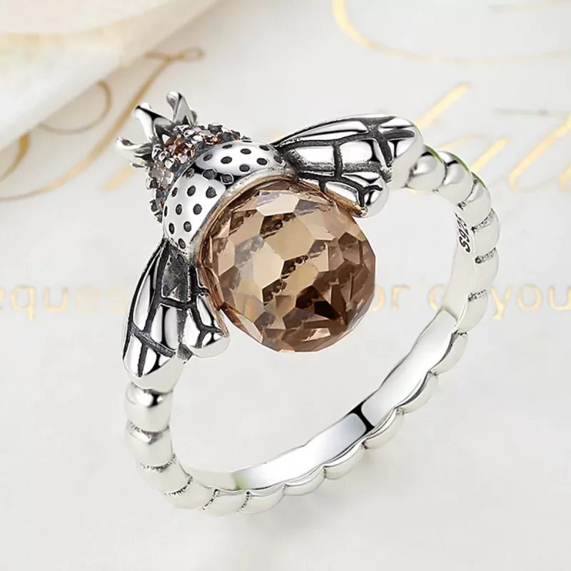 (afbeelding voor) Pandora Style Bijenkoningin Ring - SCR025 - Bekijken 2