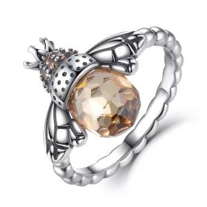 (afbeelding voor) Pandora Style Bijenkoningin Ring - SCR025
