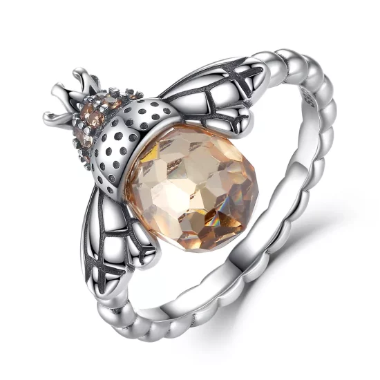 (afbeelding voor) Pandora Style Bijenkoningin Ring - SCR025