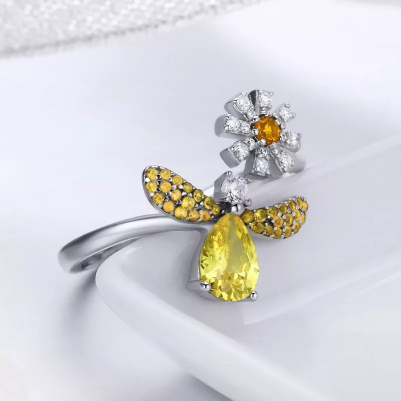 (afbeelding voor) Pandora Style Bijenwens Open Ring - SCR348 - Bekijken 3