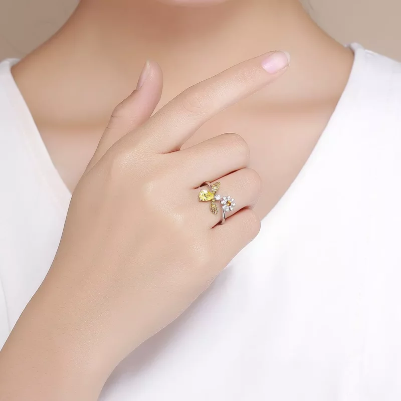 (afbeelding voor) Pandora Style Bijenwens Open Ring - SCR348 - Bekijken 4