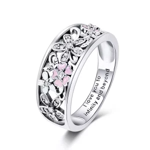 (afbeelding voor) Pandora Style Bloemendans Ring - SCR390