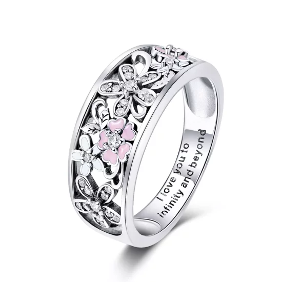 (afbeelding voor) Pandora Style Bloemendans Ring - SCR390