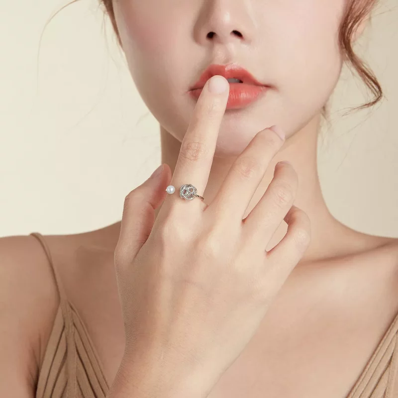 (afbeelding voor) Pandora Style Bol garen Open Ring - SCR690 - Bekijken 8
