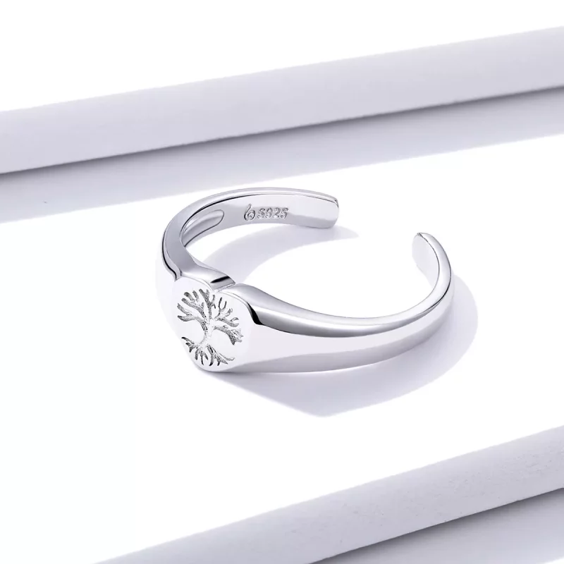 (afbeelding voor) Pandora Style Boom van leven Open Ring - BSR122 - Bekijken 3