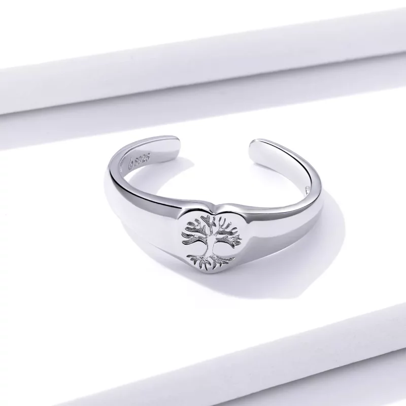 (afbeelding voor) Pandora Style Boom van leven Open Ring - BSR122 - Bekijken 4