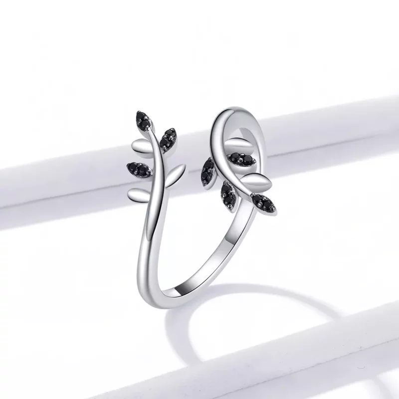 (afbeelding voor) Pandora Style Boomtak Open Ring - BSR129 - Bekijken 2