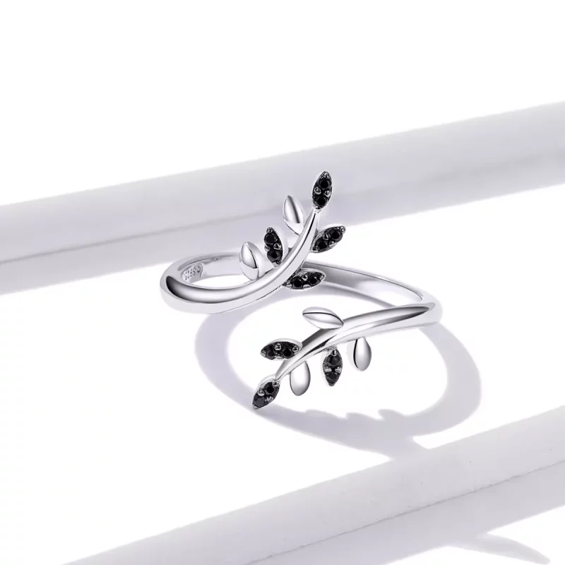 (afbeelding voor) Pandora Style Boomtak Open Ring - BSR129 - Bekijken 4