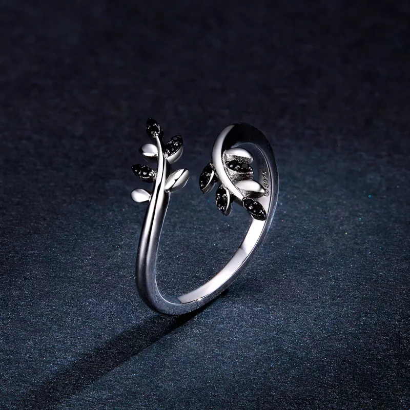 (afbeelding voor) Pandora Style Boomtak Open Ring - BSR129 - Bekijken 6