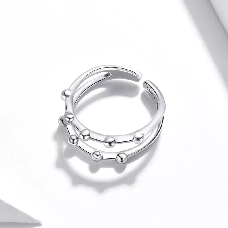 (afbeelding voor) Pandora Style Boonkraal Open Ring - SCR719 - Bekijken 3