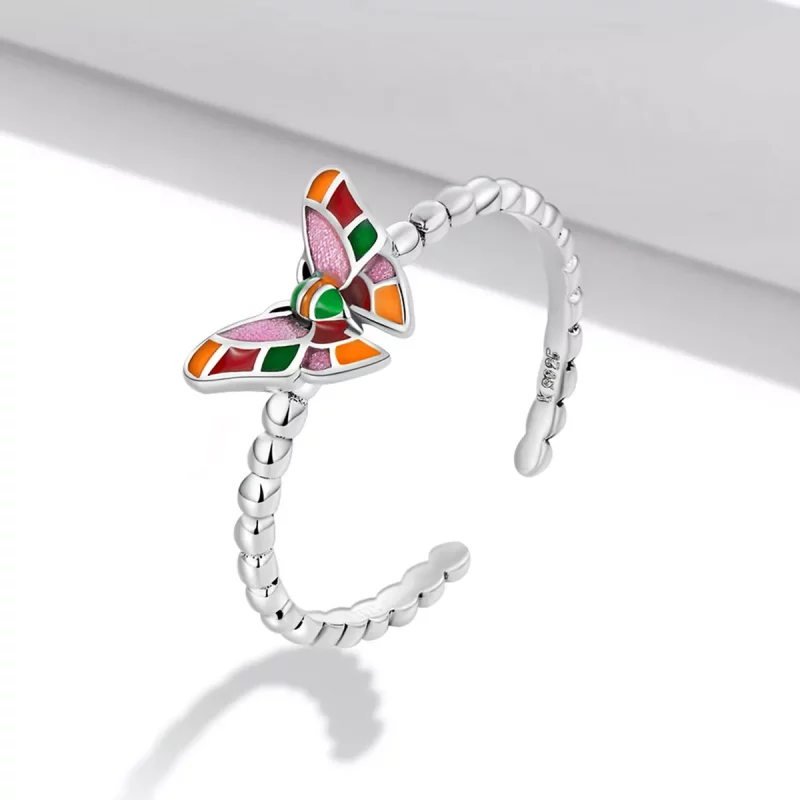 (afbeelding voor) Pandora Style Briljante vlinder Open Ring - SCR782 - Bekijken 2