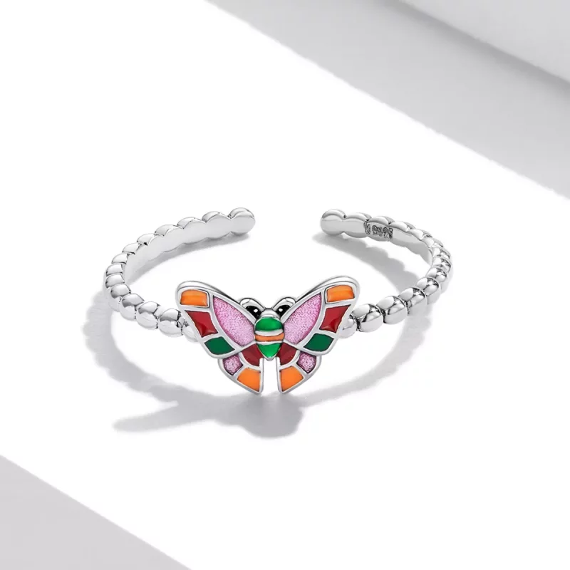 (afbeelding voor) Pandora Style Briljante vlinder Open Ring - SCR782 - Bekijken 3