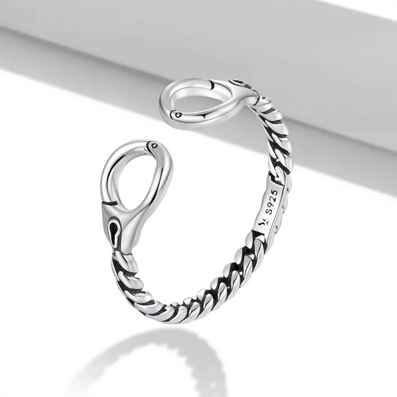 (afbeelding voor) Pandora Style Creatieve handboeien Open Ring - SCR791 - Bekijken 2
