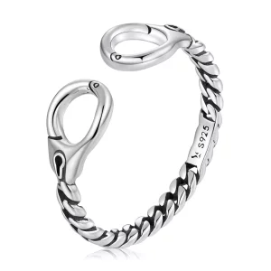 Pandora Style Creatieve handboeien Open Ring - SCR791 (afbeelding voor) Pandora Style Creatieve handboeien Open Ring - SCR791