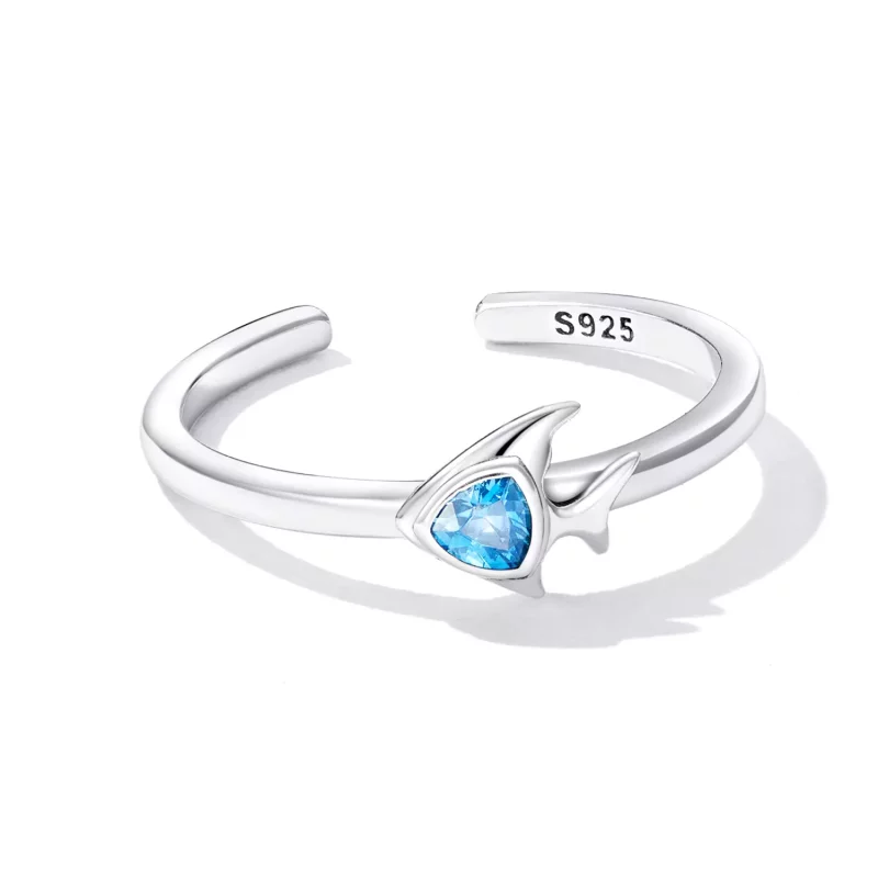 (afbeelding voor) Pandora Style Creatieve Vissen Open Ring - SCR817 - Bekijken 3
