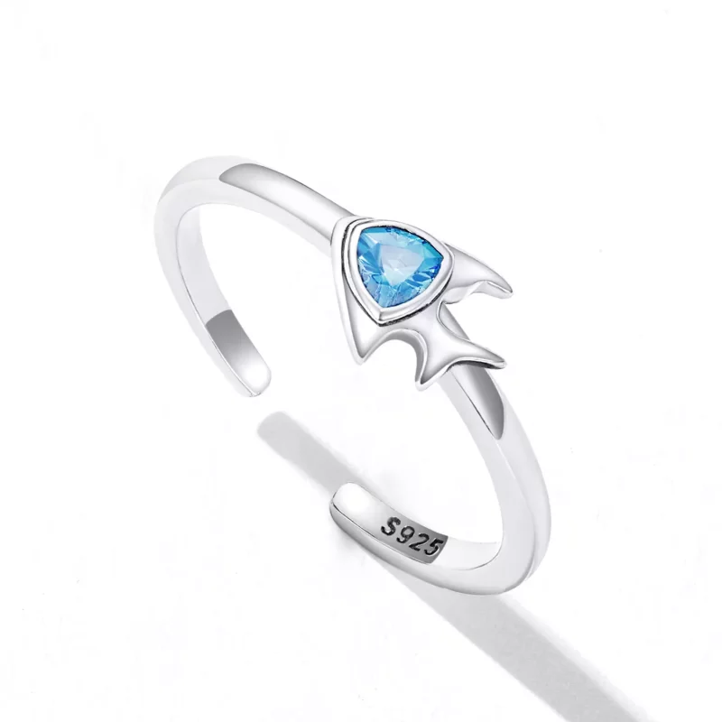 (afbeelding voor) Pandora Style Creatieve Vissen Open Ring - SCR817 - Bekijken 5