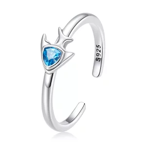 Pandora Style Creatieve Vissen Open Ring - SCR817 (afbeelding voor) Pandora Style Creatieve Vissen Open Ring - SCR817