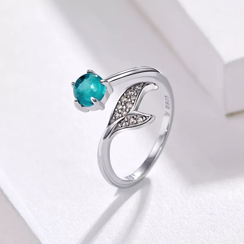 (afbeelding voor) Pandora Style De traan van de zeemeermin Open Ring - SCR515 - Bekijken 2