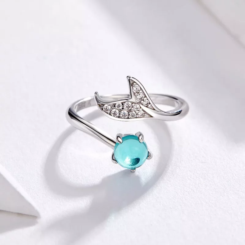 (afbeelding voor) Pandora Style De traan van de zeemeermin Open Ring - SCR515 - Bekijken 4