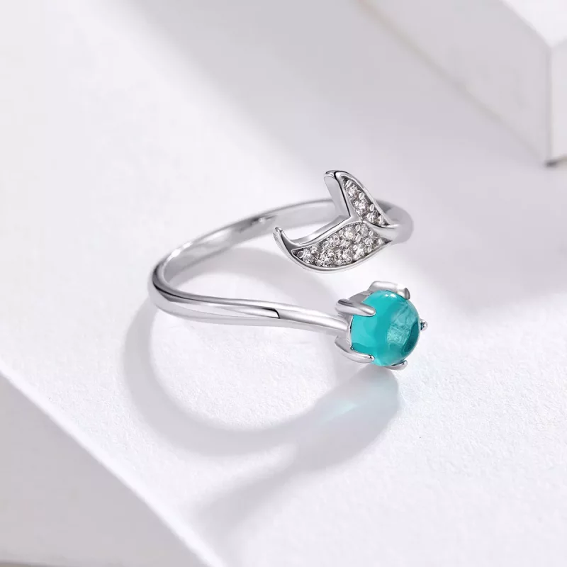 (afbeelding voor) Pandora Style De traan van de zeemeermin Open Ring - SCR515 - Bekijken 5