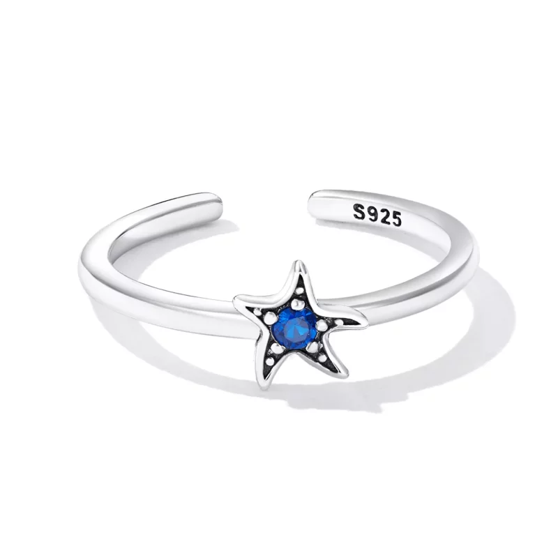 (afbeelding voor) Pandora Style Delicate zeester Open Ring - SCR818 - Bekijken 3