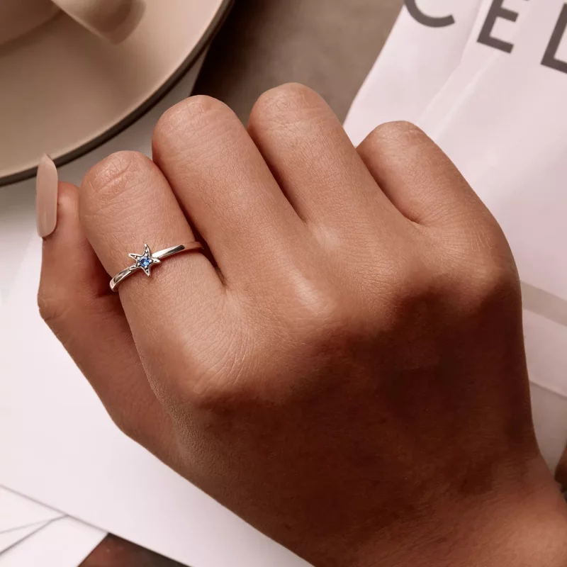 (afbeelding voor) Pandora Style Delicate zeester Open Ring - SCR818 - Bekijken 6