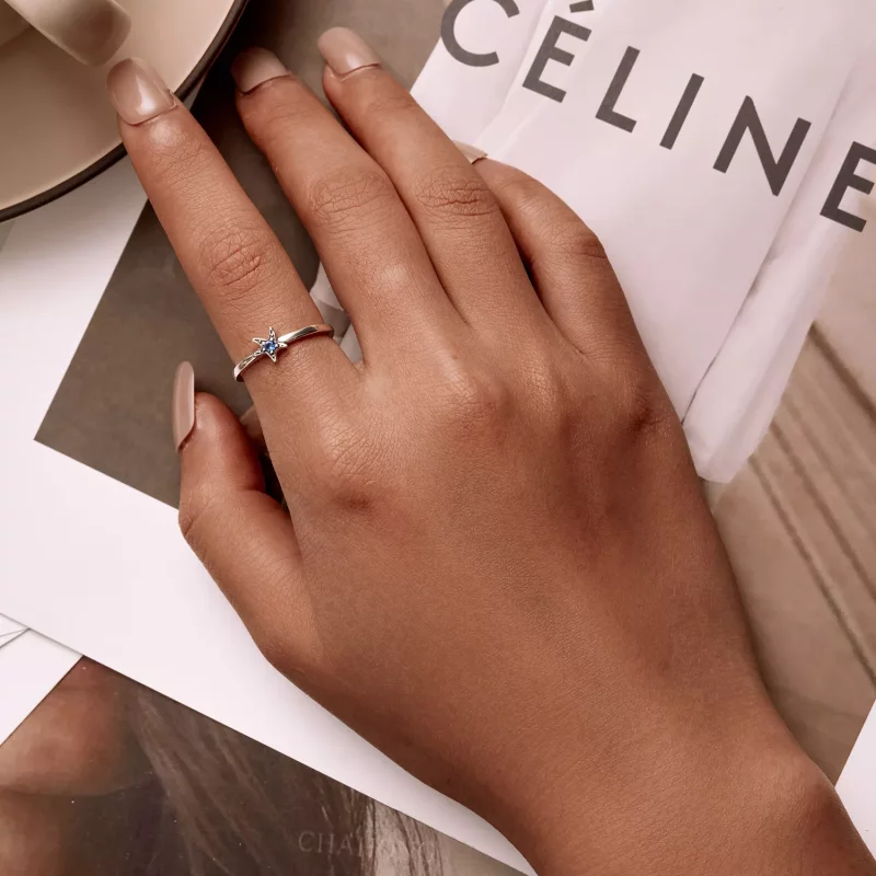 (afbeelding voor) Pandora Style Delicate zeester Open Ring - SCR818 - Bekijken 7