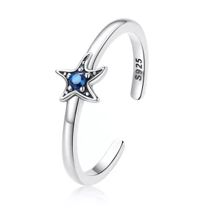 Pandora Style Delicate zeester Open Ring - SCR818 (afbeelding voor) Pandora Style Delicate zeester Open Ring - SCR818