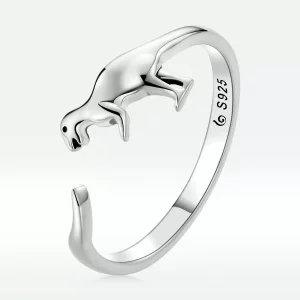 Pandora Style Dinosaurus Open Ring - BSR226 (afbeelding voor) Pandora Style Dinosaurus Open Ring - BSR226