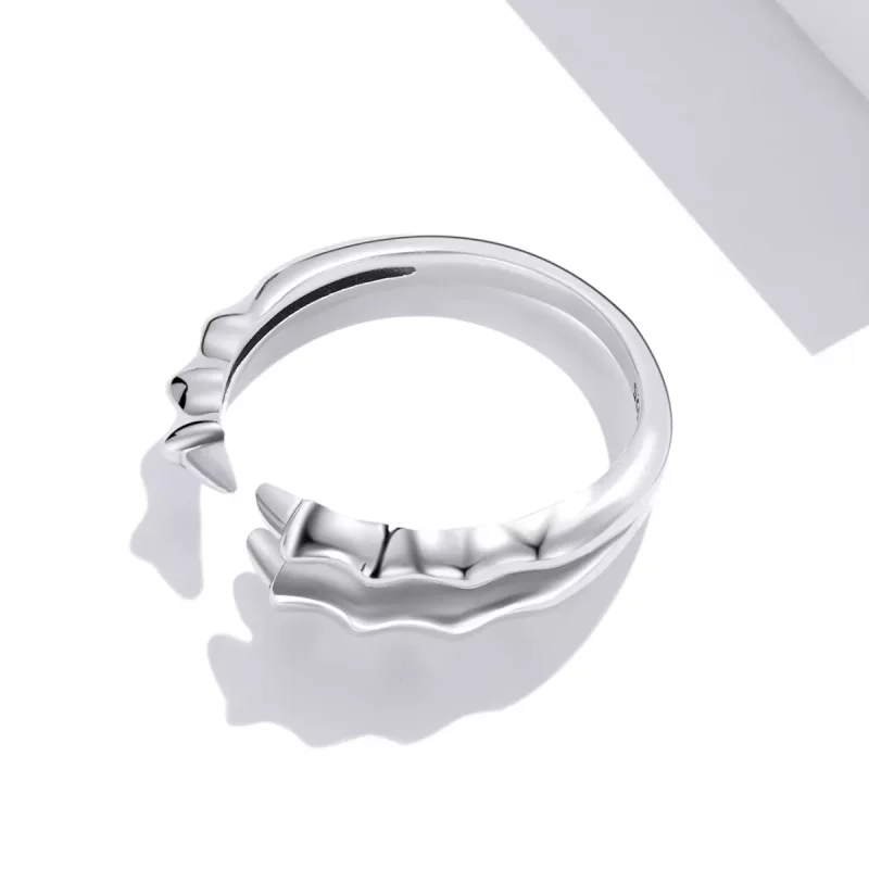 (afbeelding voor) Pandora Style Donkere klauwen Open Ring - SCR728 - Bekijken 3
