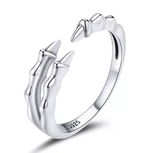 (afbeelding voor) Pandora Style Donkere klauwen Open Ring - SCR728