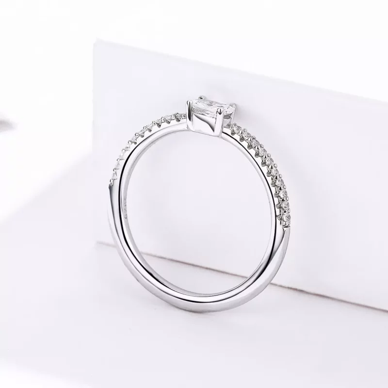 (afbeelding voor) Pandora Style Duidelijke steen Ring - SCR524 - Bekijken 3