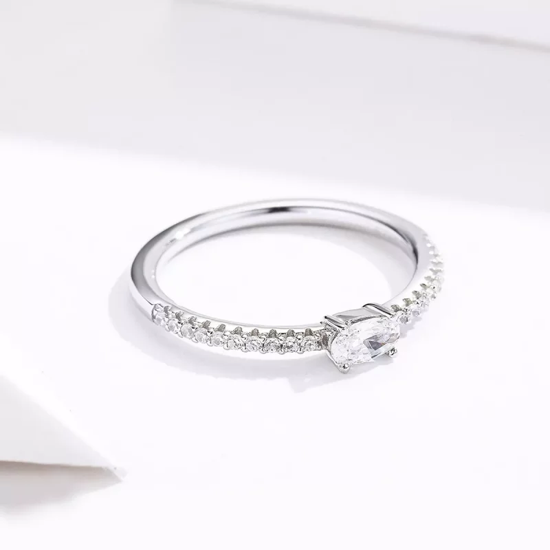 (afbeelding voor) Pandora Style Duidelijke steen Ring - SCR524 - Bekijken 4