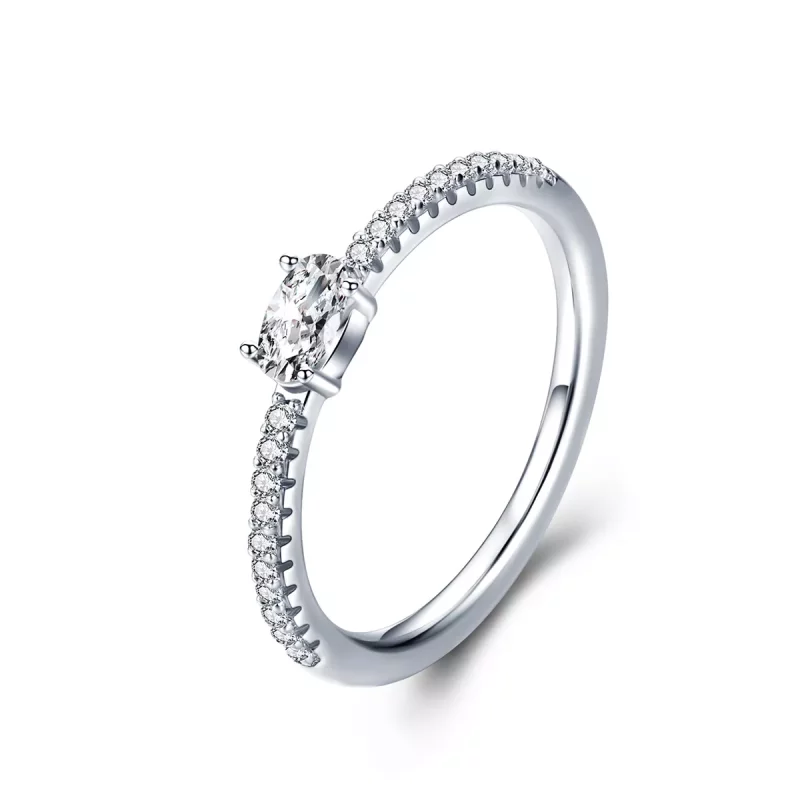 (afbeelding voor) Pandora Style Duidelijke steen Ring - SCR524