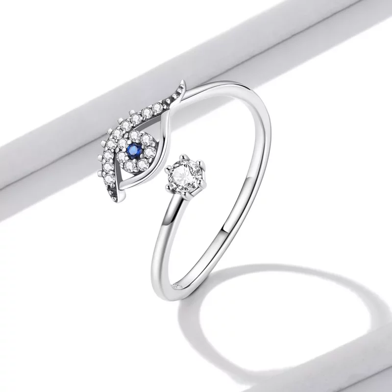 (afbeelding voor) Pandora Style Duivelsoog Open Ring - BSR215 - Bekijken 4